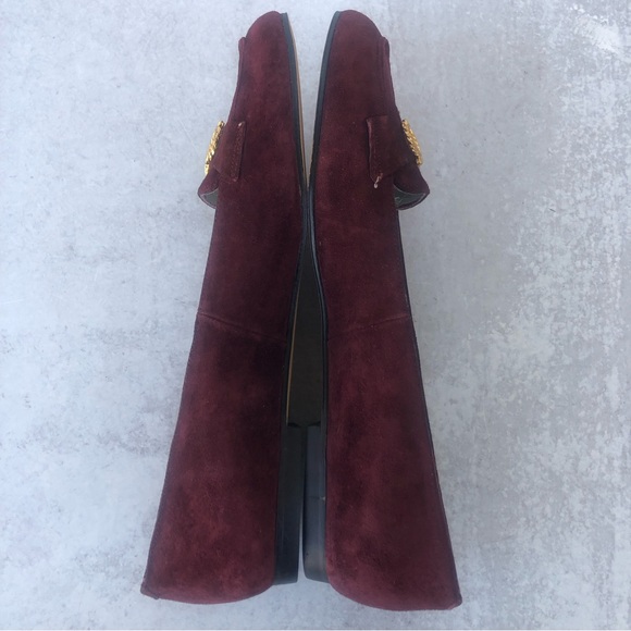 🌼 Pappagallo Vintage Suede Leather Flat Loafers 9 - Picture 4 of 10